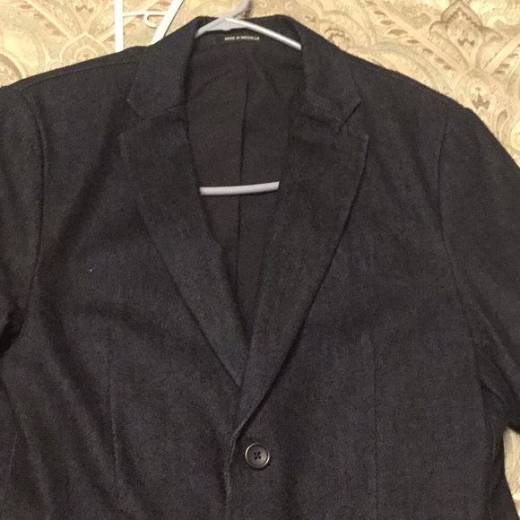 Men’s Dark Blue Denim Claiborne Blazer - Picture 5 of 6